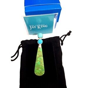 Jay King Coral Pendant Necklace  NEW